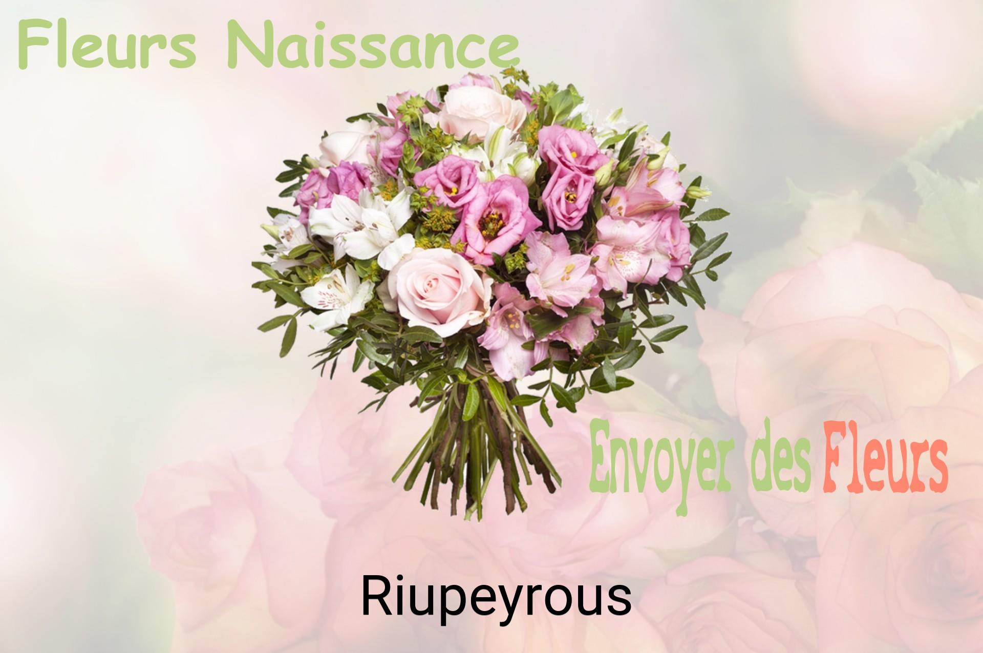 Bouquet de fleurs de naissance livré à Riupeyrous